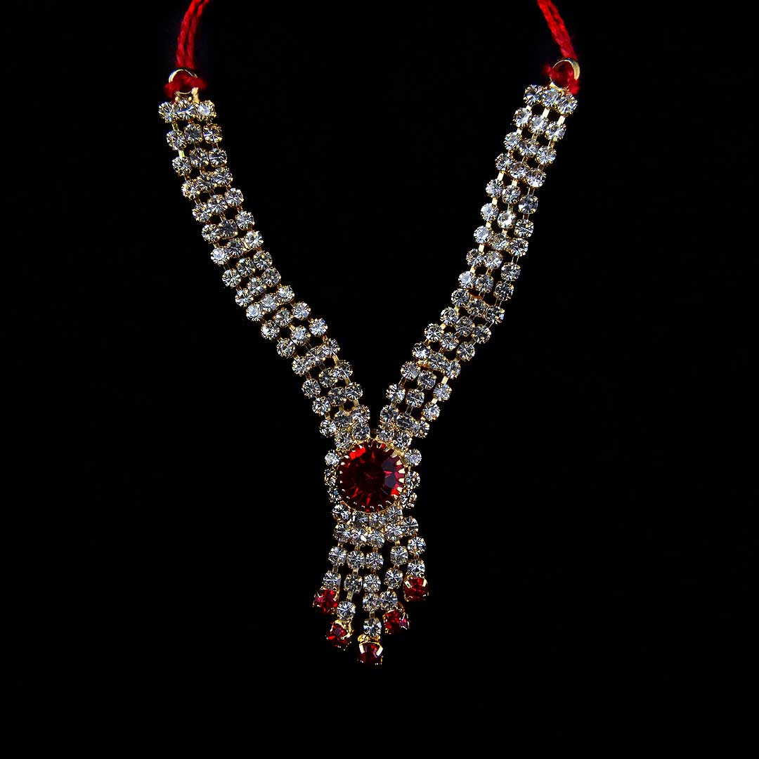 Stone mala with Red stone